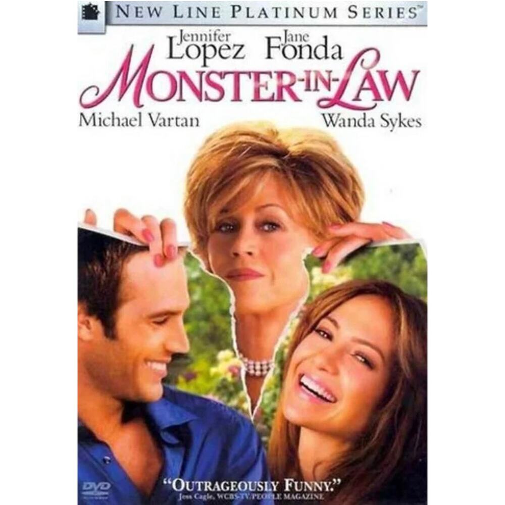 Save! 3/15, 10/25 Monster-in-Law DVD, Movie, Jennifer Lopez, Jane Fonda